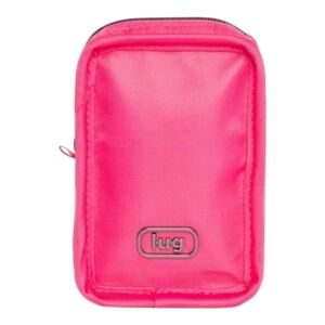 Lug NWT Drizzle Mini Zip Storage Pouch in Powerful Pink